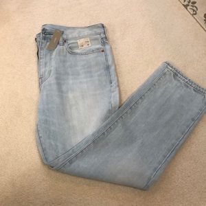 MEN’S NWT JCrew Light wash jeans